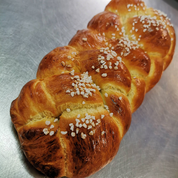 Brioche au sucre à la maison d'hôte ludique