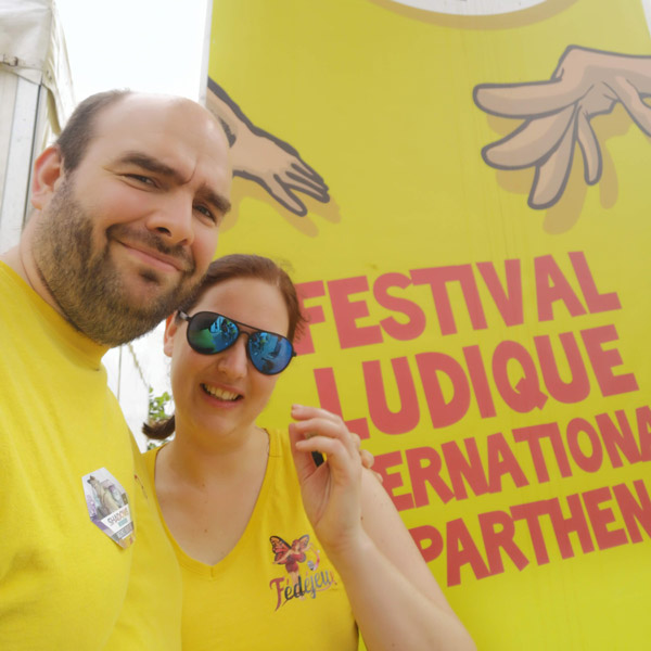 Laurence et Syvain au Festival ludique